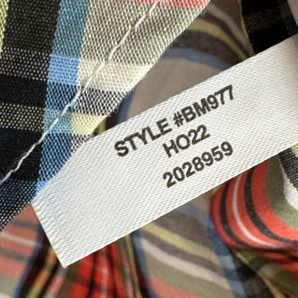 J. Crew Tartan Peplum Blouse, EUC - Picture 11 of 11